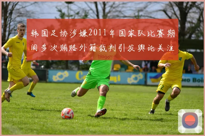 韩国足协涉嫌2011年国家队比赛期间多次贿赂外籍裁判引发舆论关注